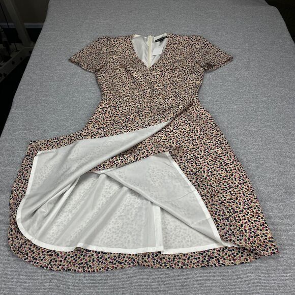 J. Crew Mercantile Floral Faux Wrap Dress Size 00 NWT - Picture 5 of 16